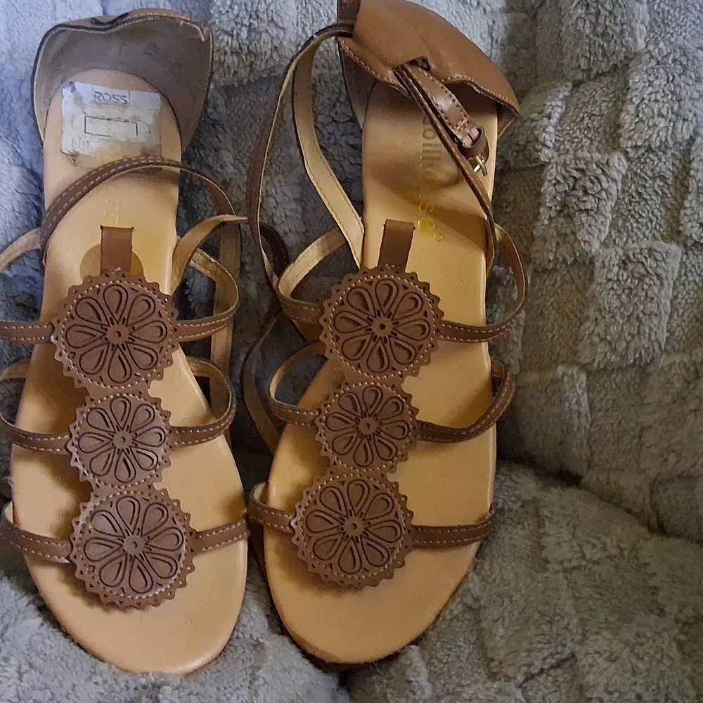 Brown Strappy Sandals